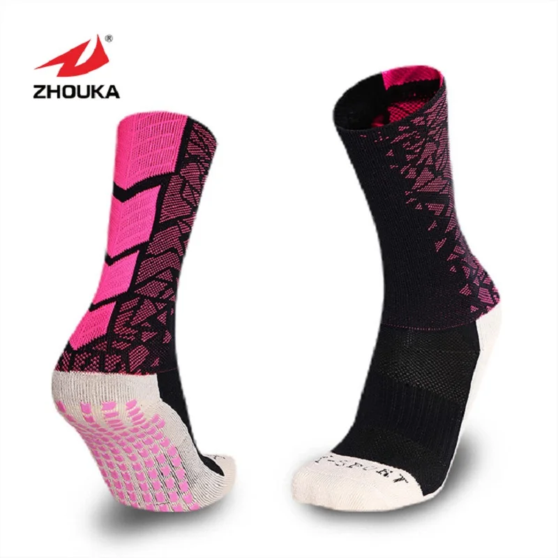 2019 Men Summer Running Cotton Rubber Socks Football Soccer High Quality Anti Slip Breathable Women Cycling |