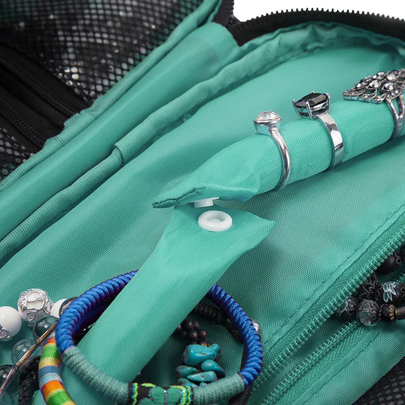 BAGSMART дорожные сумки женская косметичка держатель ювелирных изделий ожерелье браслет ухо чехол для колец сумка ювелирные изделия Упаковка Сумки