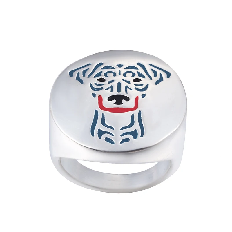 German Pinscher ring with color selection enamel lovers and owners-unisex | Украшения и аксессуары