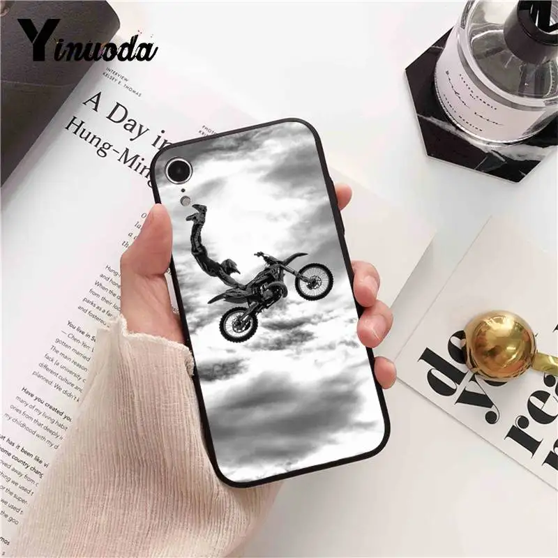 Yinuoda Moto Cross спортивный милый чехол для телефона iPhone 8 7 6 6S 6Plus 5 5S SE XR X XS MAX Shell 11 pro max |