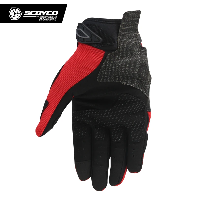 

SCOYCO Motorcycle Gloves Carbon Fiber Breathable Gants Moto Finger Protective Gloves Motorbike Riding Luvas Da Motocicleta