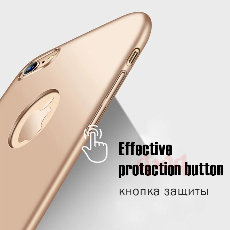 Роскошный красный матовый защитный чехол премиум класса для iphone 6 7 Plus Матовый