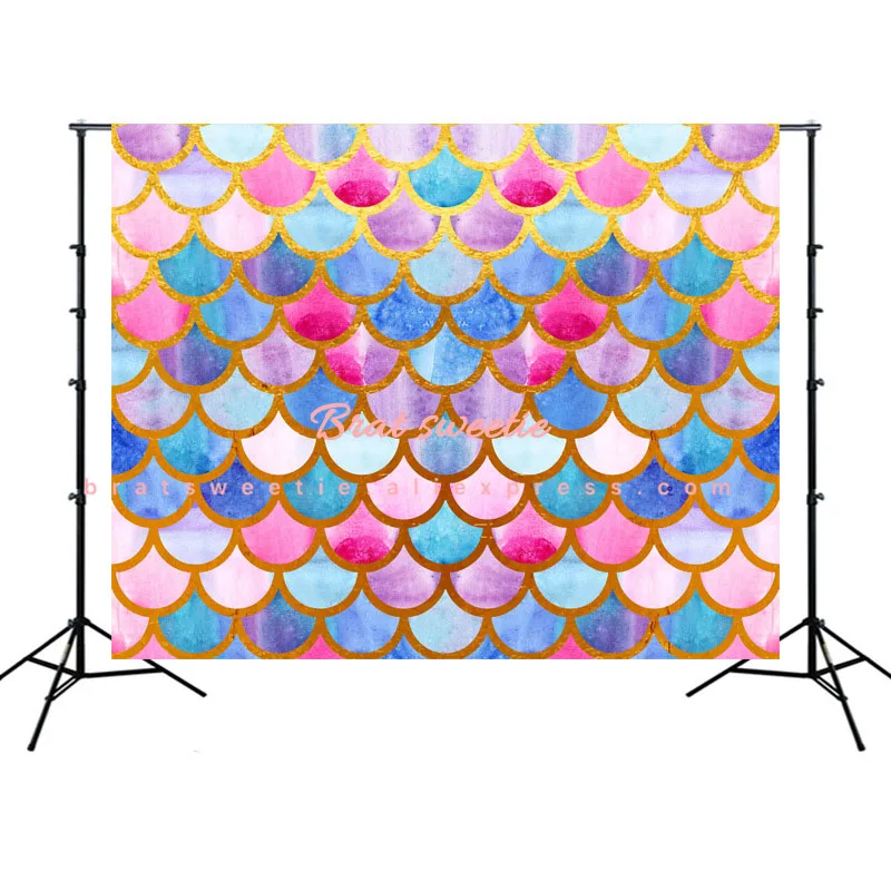 Фон для фотосъемки с изображением морской принцессы и русалки 7 Х5 футов вечерние
