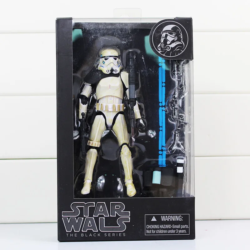 A 9 стилей черная серия Sandtrooper Хан Solo Trooper фигурка игрушка модель куклы - Цвет: A