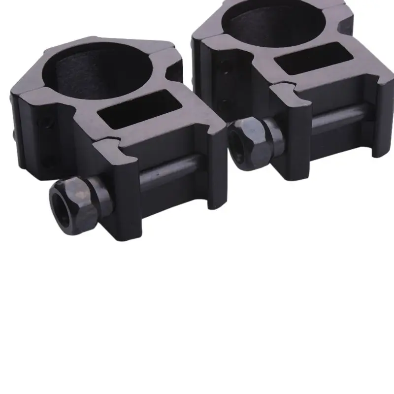 

1 Pair 25.4mm Rifle Weaver Rail Mount Flashlight Mounts Hunting Accessory Scope Ring High Profile Fit for 20mm Picatinny