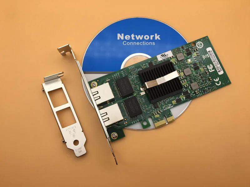 Двухпортовый 1 Гбит/с 82576EB чипсет PCI-E X4 гигабитный адаптер сервера сетевая карта NIC