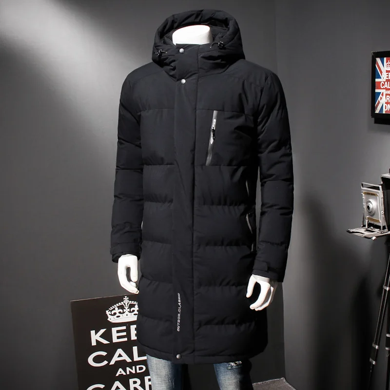 12XL 10XL 6XL 8XL 2018 зимнее мужское длинное пальто с изысканным карманом на руку Мужская