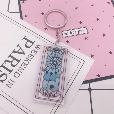3 1 шт. аниме брелок карта Captor Cardcaptor Sakura Clear Sakura световые карты Portachiavi брелок-подвеска - Цвет: 3