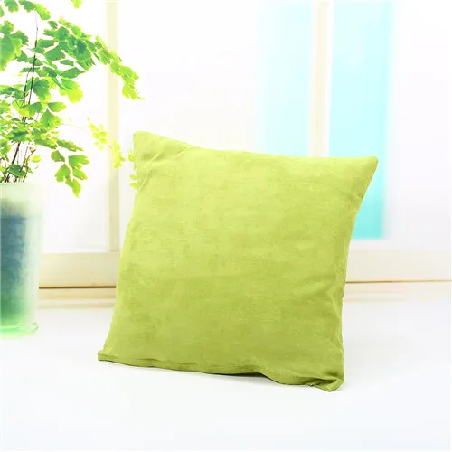 light green Чехол для подушки из плотной замши, декоративная подушка, чехол для подушки, подарок на день Святого Валентина, наволочки для подушки, романтическая кровать для дома - Цвет: light green