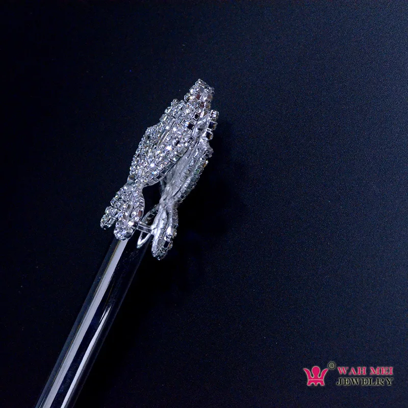 Scepter палочки со стразами и кристаллами с двойной стороны модные ювелирные изделия игровые аксессуары реквизит для конкурса корона вещи для девочек Sz002