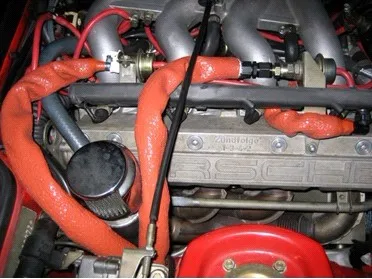 Огнестойкая защитная оболочка 1 метр высокотемпературная кабеля утолщенная