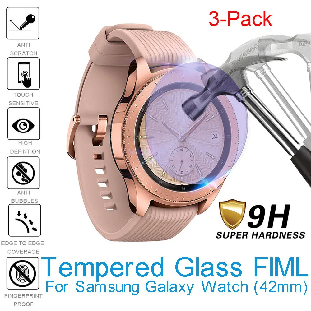 3 шт. Защитное стекло для Samsung Galaxy Watch 42 мм закаленное Защита от синего света