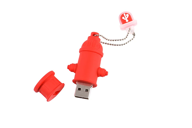 USB флэш-накопитель мультфильм Пожарный Гидрант ручка привод 4 ГБ 8 ГБ 16 ГБ 32 ГБ 64 ГБ Милая карта памяти креативный подарок флешка usb