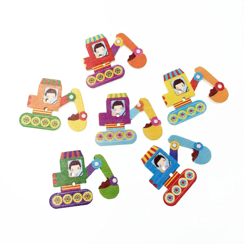 50 шт. деревянные пуговицы для детской одежды | Дом и сад