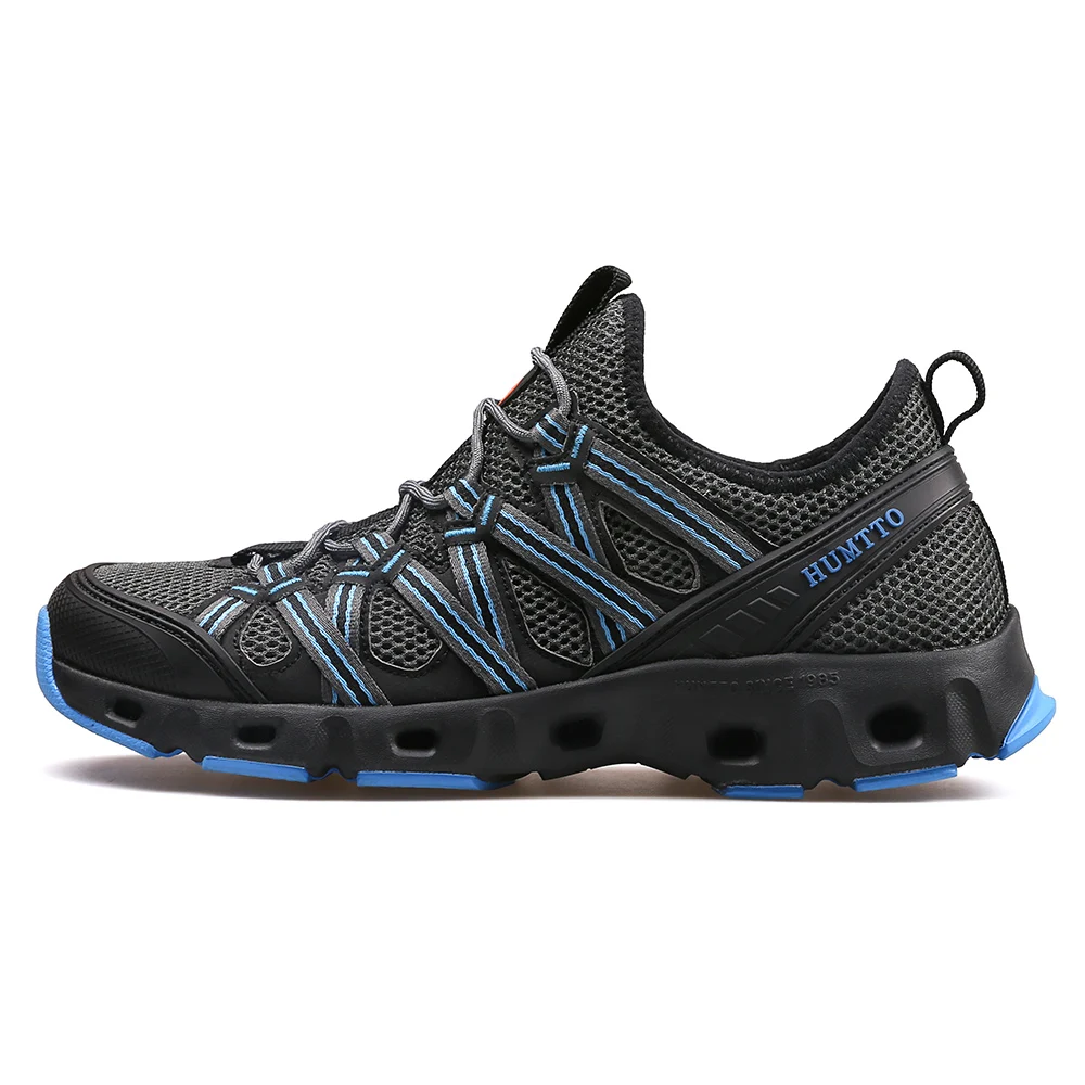 HUMTTO aqua shoes Мужские дышащие быстросохнущие уличные скалолазание треккинговые спортивные крик обувь подошва дренаж кроссовки