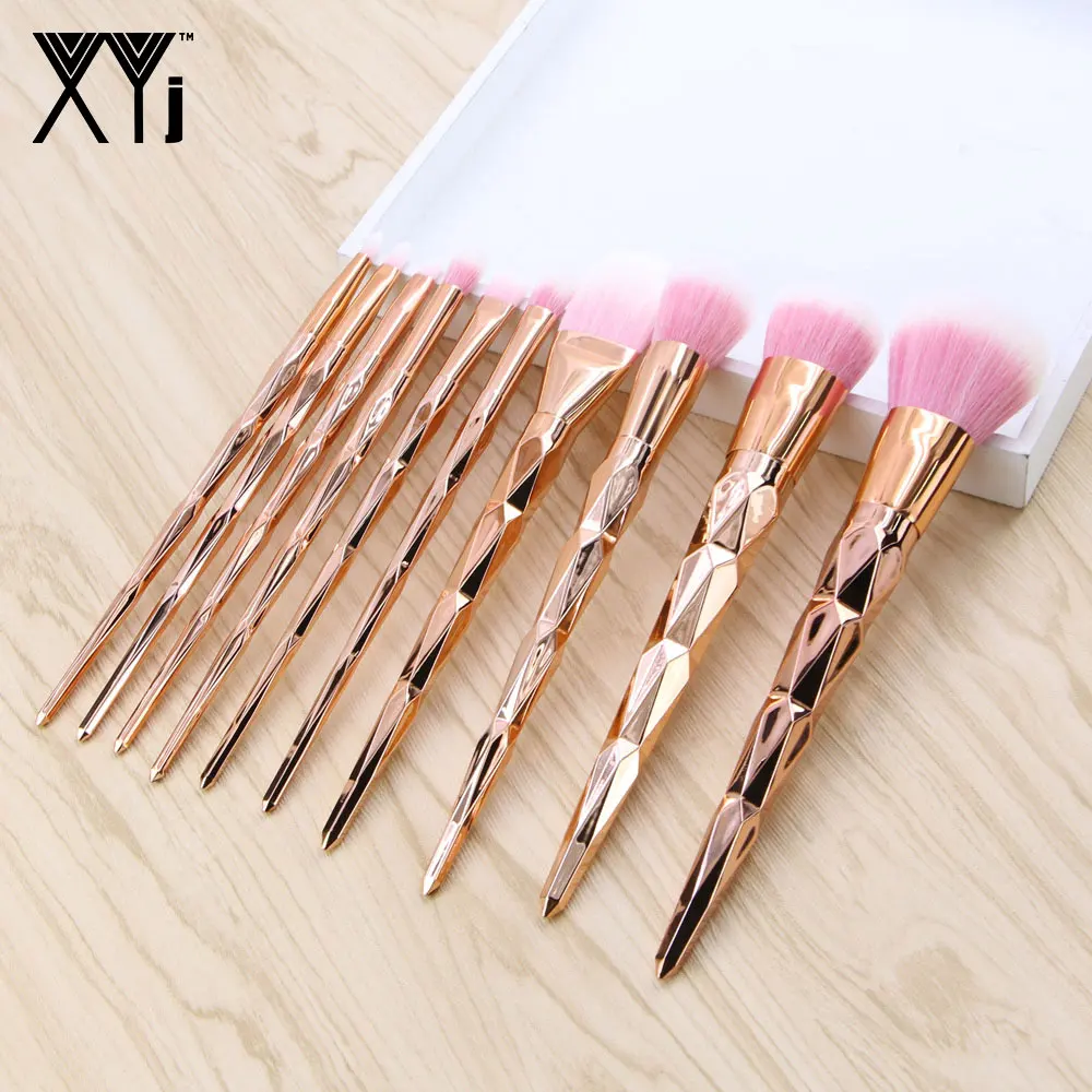 10 шт. алмазные кисти для макияжа набор кистей глаз основа тени век подводка
