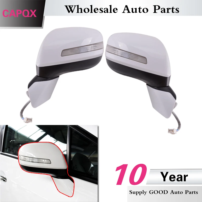 Capqx 1 пара зеркалом заднего вида 5 провод/5pin для Honda Civic FB2 FB3 2012- снаружи зеркало OEM#76258-tr0-h01 76208-tr0-h01