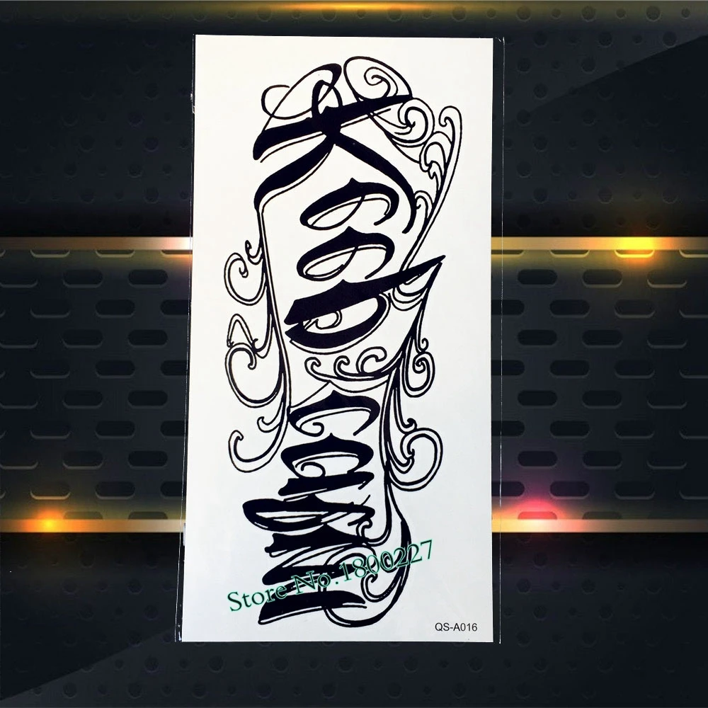 Эскиз геометрии красный череп временная татуировка стикер Тело Шея искусство