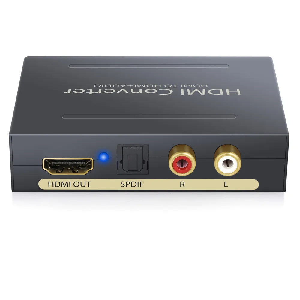 PROSTER для 1080P 5,1 Mini HDMI аудио конвертер HDMI Оптический SPDIF+ RCA экстрактор HDMI сплиттер с 3,5 мм адаптер питания