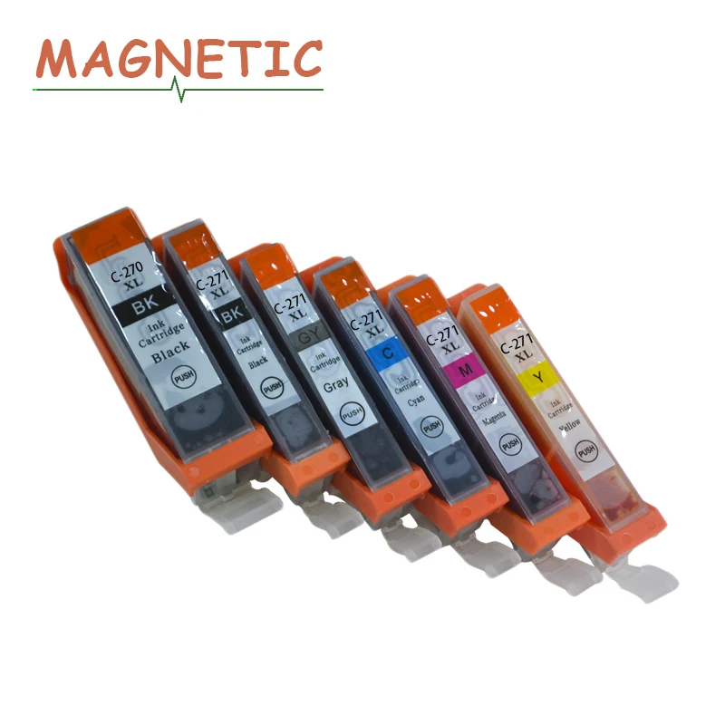 6 шт PGI270 PGI-270 чернильный картридж для принтера Canon принтерам PIXMA TS6020 TS5020 MG5720 MG5721 MG5722