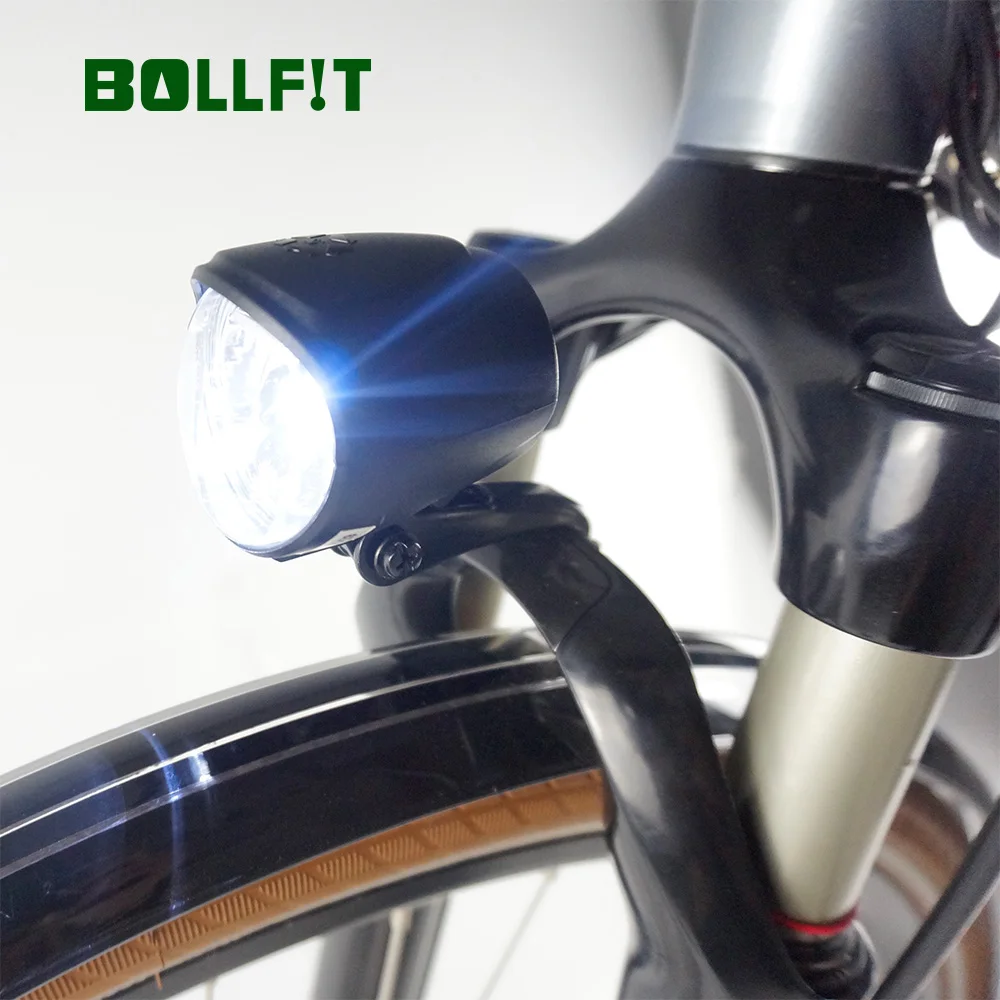 BOLLFIT Электрический свет для велосипеда 36В 48В EBike LED 150лм вспышка комплект