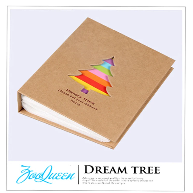 Dream Tree 6 дюймов/100 шт. Карманный фотоальбом с прокладками, фотоальбом, альбом для хранения для мальчиков и девочек, детский подарок для скрапбукинга - Цвет: Dream Tree
