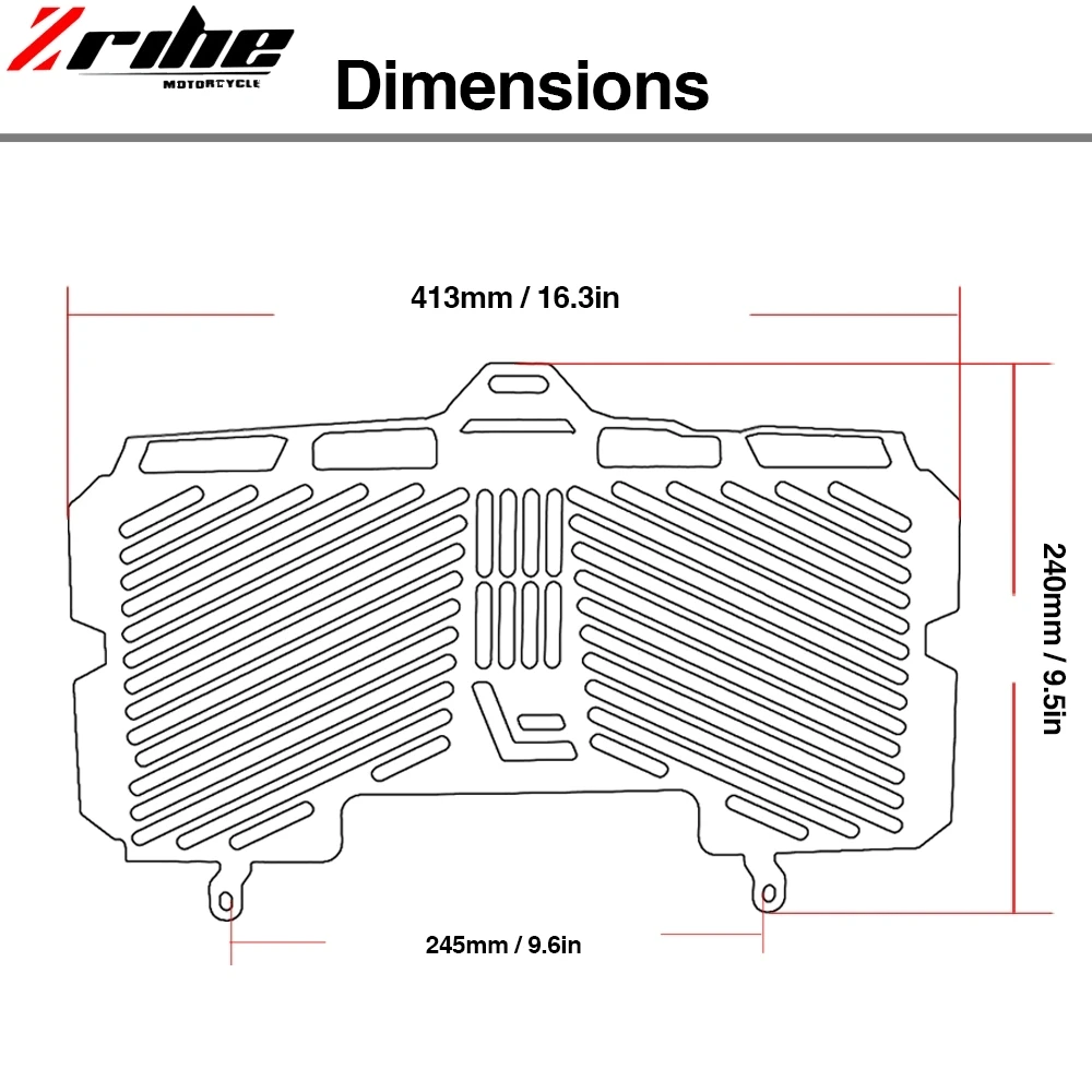 

Motorcycle Covers 100% Brand New High Quality Stainless Steel Grille Radiator Shield for BMW F800R F800S F700GS F650GS 2008-2015