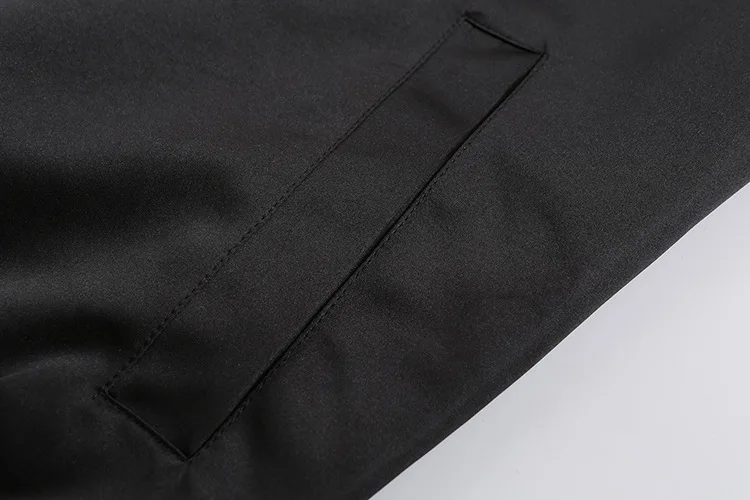 Новинка 19ss Мужской рукав на резинке вышитый царь-Дракон Модная высокая пара бейсбольные пальто и куртки абстрактное цифровое пальто мотор# H93