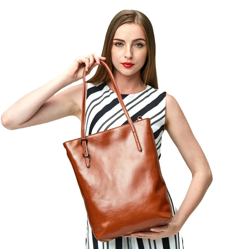 Модная женская сумка через плечо из натуральной кожи дамская сумочка с ремешком