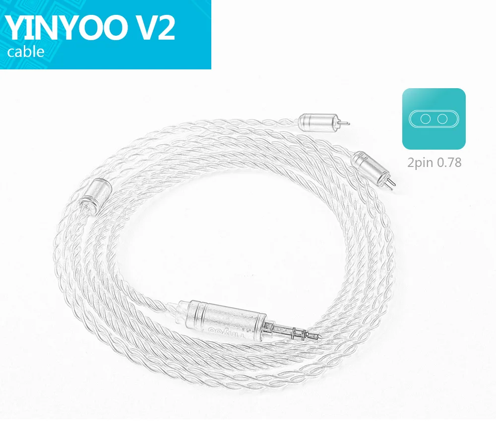 Yinyoo V2 версия 3(Final настройки) High End импорт usa двойной диафрагмы 1DD Динамический драйвер в ухо наушники Hi-Fi наушники-вкладыши