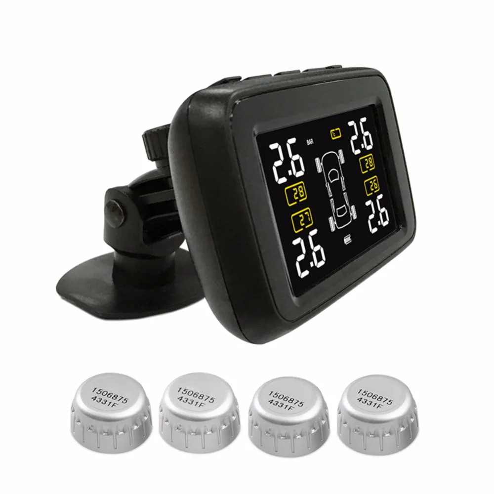 2017 U901 автомобильный беспроводной TPMS система контроля давления в шинах с 4