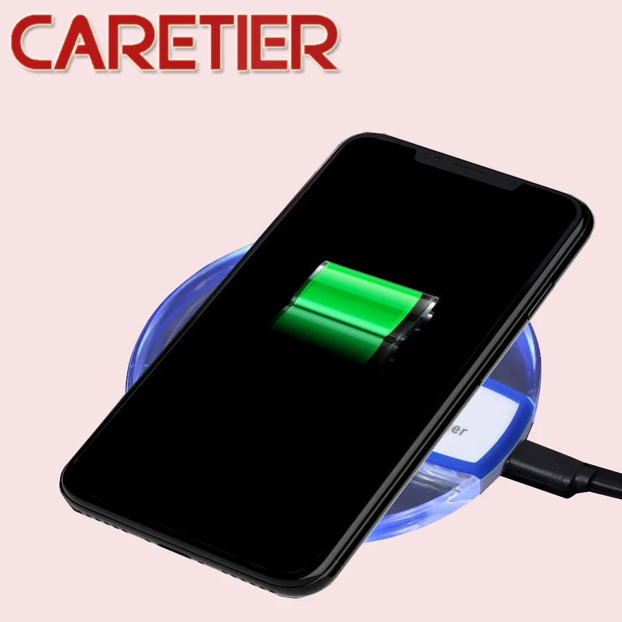 Беспроводное зарядное устройство Qi 5 в Ugreen для iPhone 8/X Samsung Galaxy S8 Edge|edge charger|charger forugreen