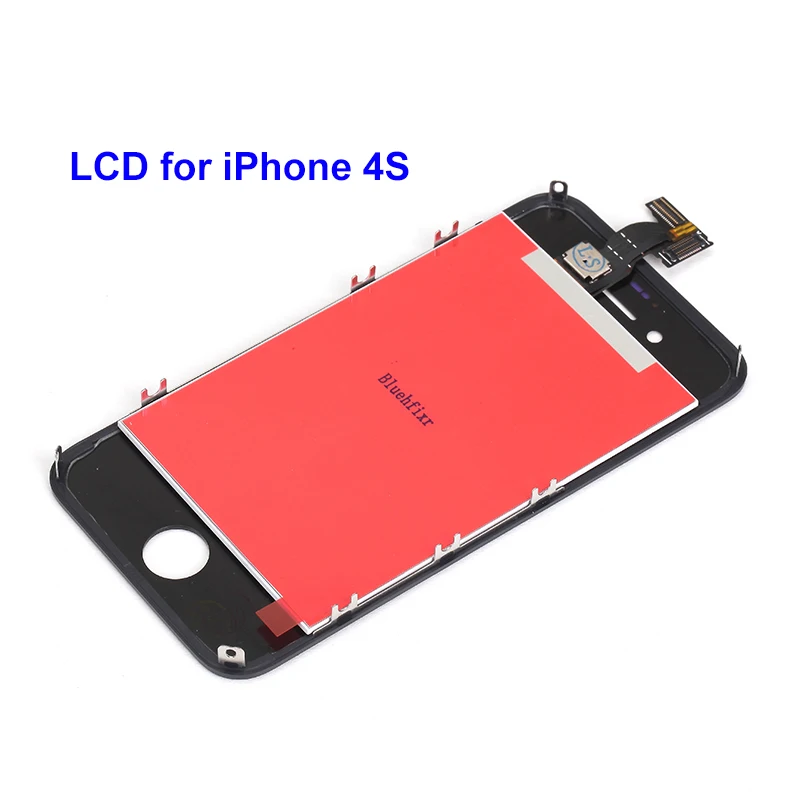10 шт. для iphone 4 4s ЖК-дисплей Сенсорный экран дигитайзер сборки Black &amp White Цвет