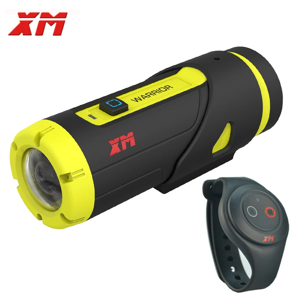 XM H.265 1080P Full HD Спорт действий Камера 16 ГБ карты 3400 Батарея Wi-Fi видео DV камера с