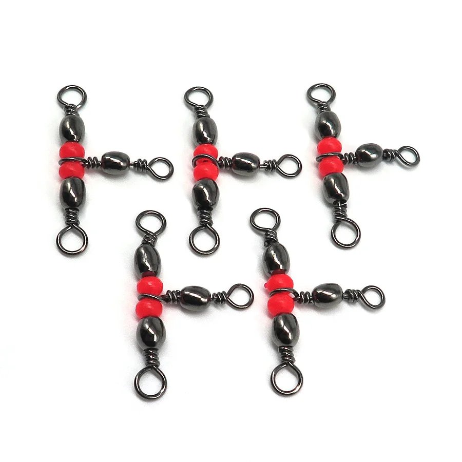 100 шт. тройные вертлюжные Вертлюги с высоким подшипником рыболовные аксессуары |