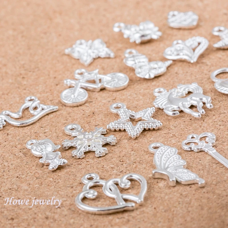 Смешанные 120 шт много стилей кошка птица Звезда Сердце осьминог форма Яркий