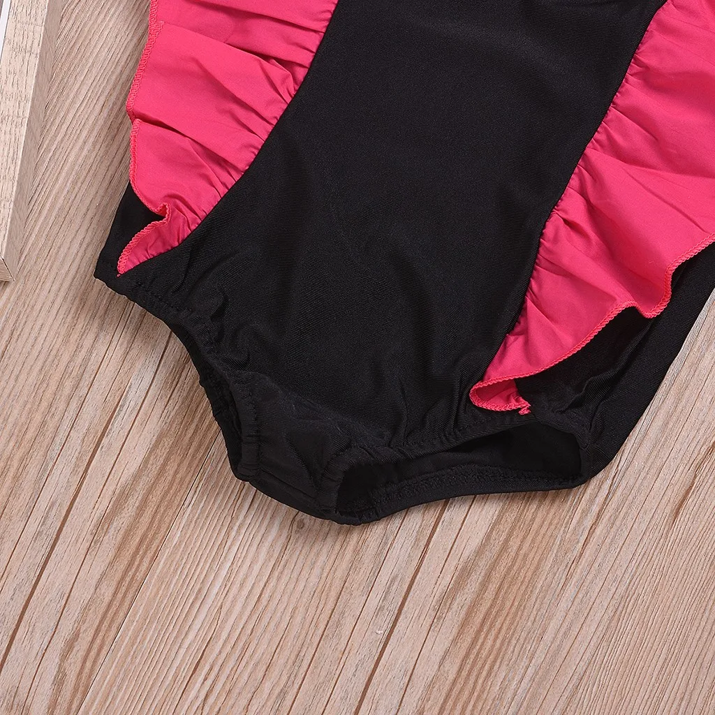 Бикини для новорожденных девочек с рисунком фламинго бикини оборками пляжный