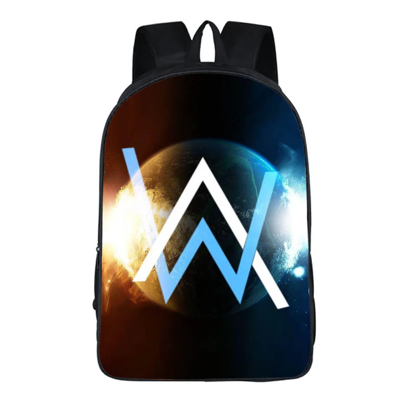 2019 Новый выцветший рюкзак Alan Walker брезентовый подростковый косплей модная