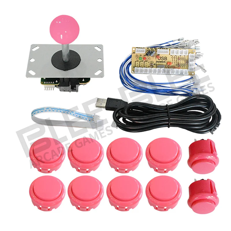 Аркадный джойстик DIY Kit Нулевая задержка аркадная DIY Kit USB энкодер для ПК PS3 Джойстик Sanwa для аркадных игр и кнопочные кнопки для аркадной игры Mame