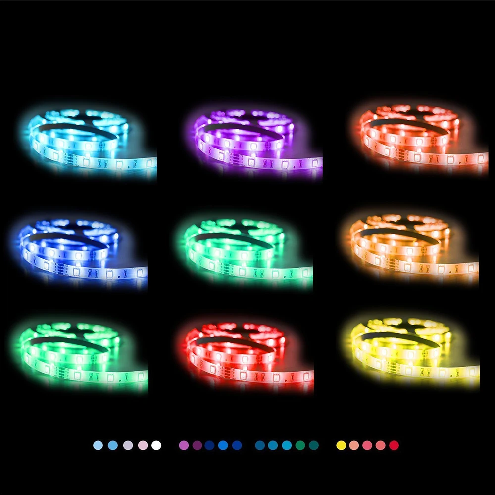 Наборы светодиодных лент RGB/RGBW/RGBWW 5050 SMD 300 светодиодов с беспроводным