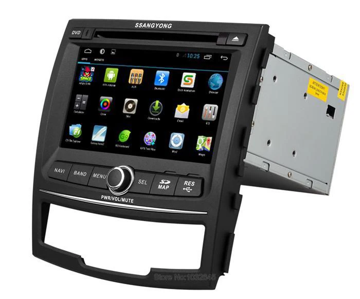 HD 7 &quot2 Din четырехъядерный автомобильный dvd-плеер Android 6 0 для Ssangyong Korando 2010-2013с GPS