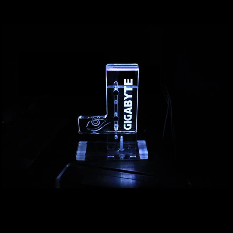 Новый синий размер 30*140 мм его подставка для видеокарт GIGABYTE с логотипом на заказ