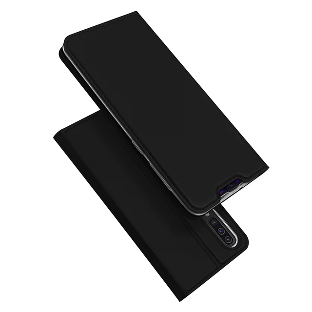 Black Samsung Galaxy A50 чехол DUX DUCIS кожа флип чехол для чехол на самсунг галакси A50 A30 бумажник телефон чехол для Galaxy A30 A10 samsung A50 A 50 30 - Цвет: Black