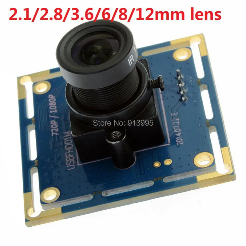 Ominivision OV2710 1920X1080 MJPEG 30fps/60fps/120fps CMOS, USB Камера модуль Веб камера HD 1080 P с 8 мм LensELP-USBFHD01M-L80