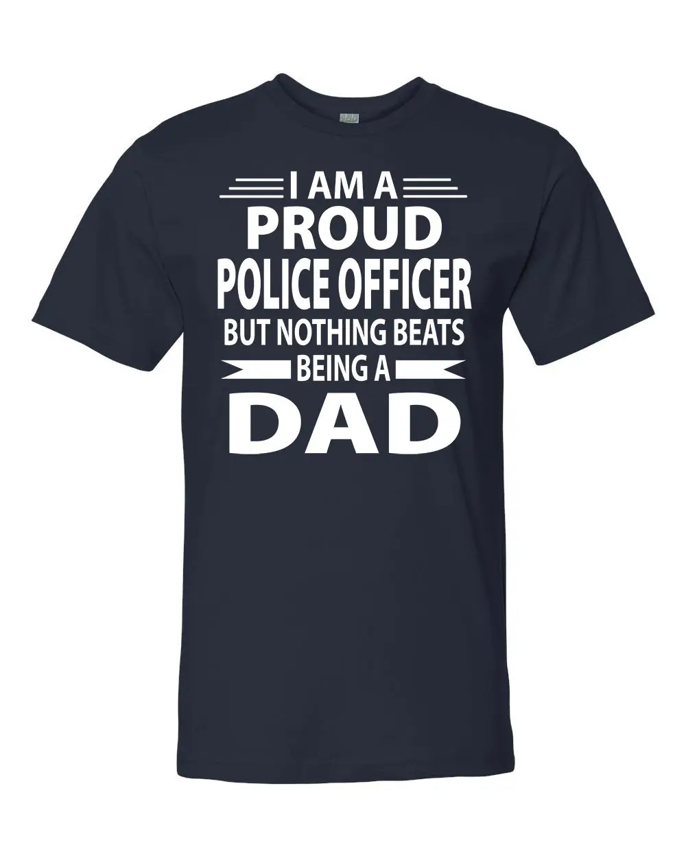 T-Shirt Homme 2019 New Sleeve Harajuku Tops Proud Police Officer But Nothing Beats Being A Dad Cool T Shirt | Мужская одежда