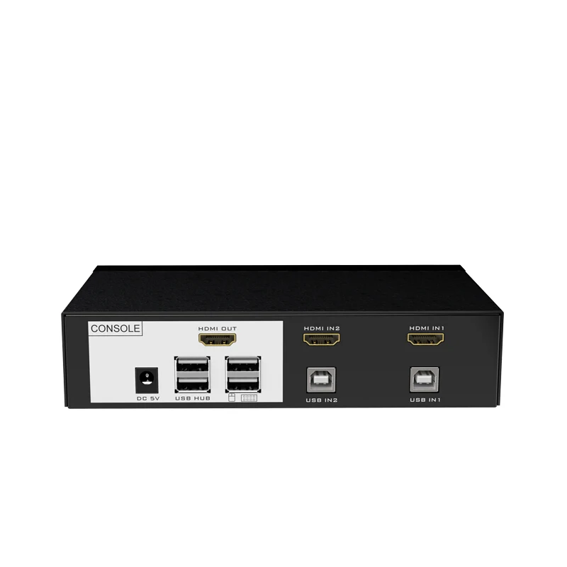 Mt-viki 2 порта HDMI KVM переключатель с аудио Авто горячий ключ Переключение USB