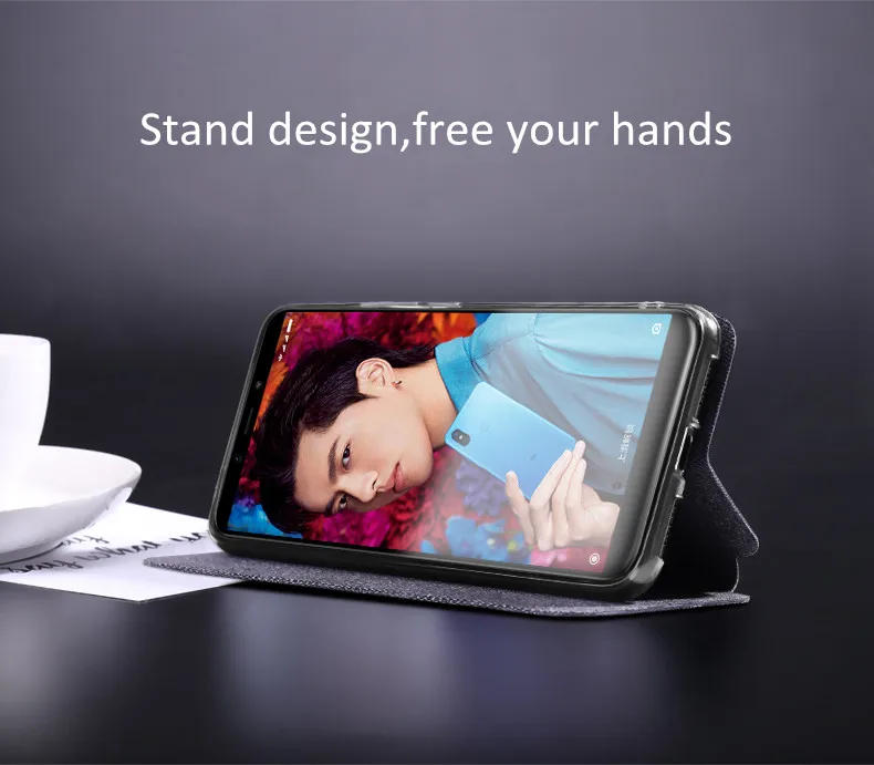 Xiaomi mi Max3 чехол Xiao mi max 3 откидная крышка ткань Защитный бизнес силиконовый чехол для телефона coque MOFi mi max 3 Чехол