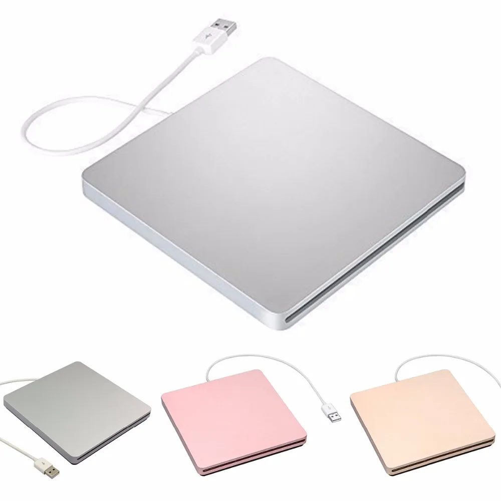 SOONHUA портативный тонкий слот нагрузки USB внешний привод поддержка DOS CD RW DVD RW CD Проигрыватель DVD ROM привод для ноутбука Настольный Ноутбук