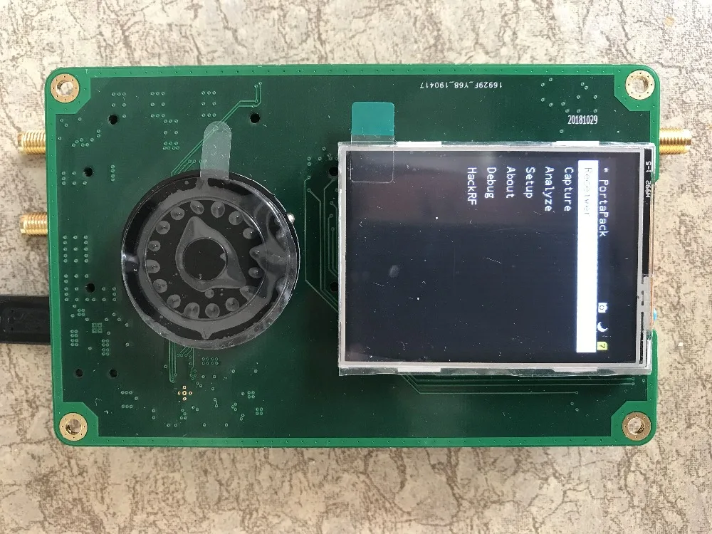 Последняя версия PORTAPACK для HACKRF ONE SDR программное обеспечение определение радио+ металлический чехол+ 0.5ppm TXCO+ сенсорный ЖК-дисплей