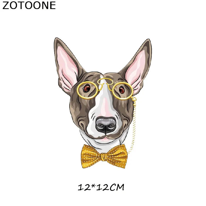 ZOTOONE/нашивки с полосками, набор, железная наклейка, милая собака, Сова, нашивка для футболок, детская одежда для девочек, сделай сам, термо-Стикеры для одежды, одежда M - Цвет: 805